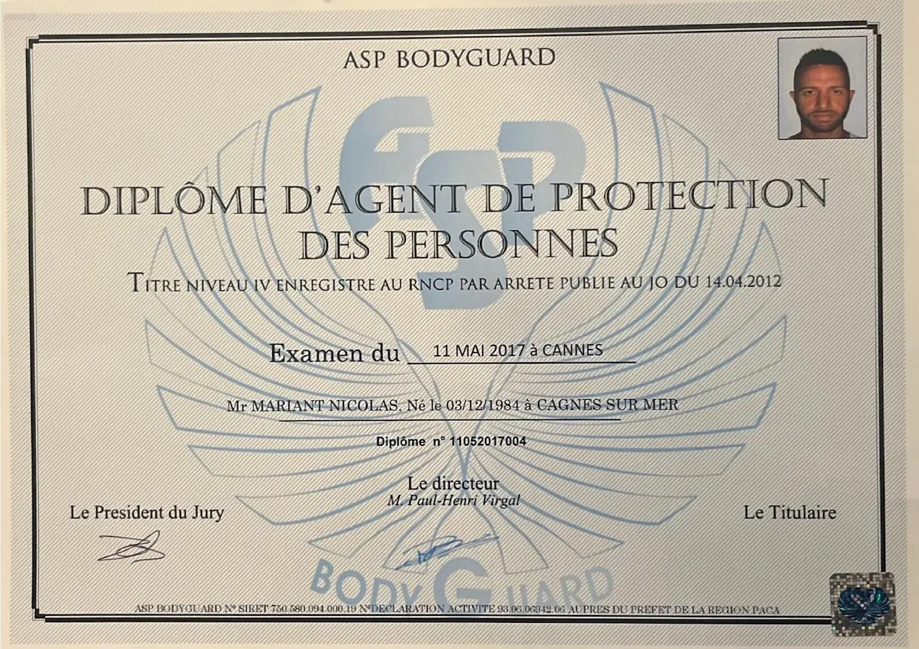 Diplôme d'Agent de Protection des Personnes
